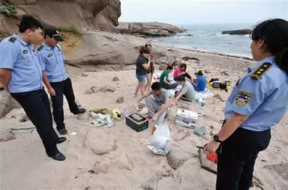 Qingdao Bans Beach BBQ