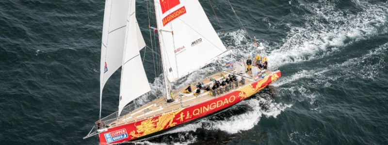 Qingdao Clipper sailing around the world.